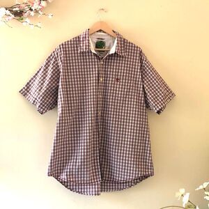 Timberland Shirt Button Down Plaid Size XL